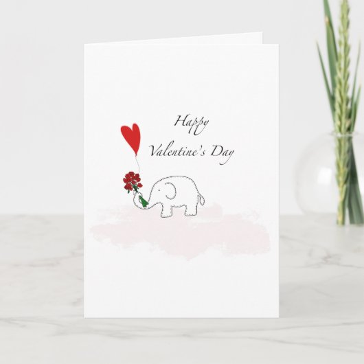 Happy Valentine's Day Card Feestdagen Kaart (Voorkant)