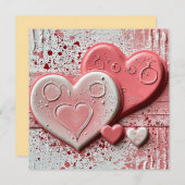 Happy Valentine's Day Card Feestdagenkaart (Voorkant / Achterkant)