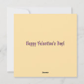 Happy Valentine's Day Card Feestdagenkaart (Achterkant)