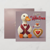 Happy Valentines Day Card  Feestdagenkaart (Voorkant / Achterkant)