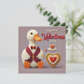 Happy Valentines Day Card  Feestdagenkaart (Staand voorkant)
