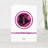 Happy Valentines Day Card - Ik wens u Feestdagen Kaart (Achterkant)