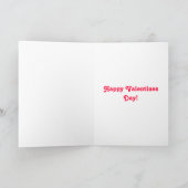 Happy Valentines Day Card - Ik wens u Feestdagen Kaart (Binnen)