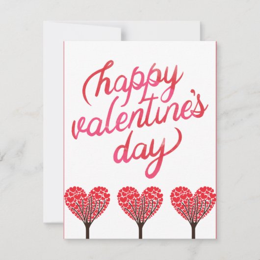 Happy Valentines Day Card Notitiekaartje (Voorkant)