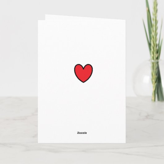 Happy Valentine's Day Card Red Lips Kiss Muah Feestdagen Kaart (Achterkant)