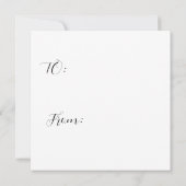 Happy Valentine's Day card Rooster Chicken  Notitiekaartje (Achterkant)