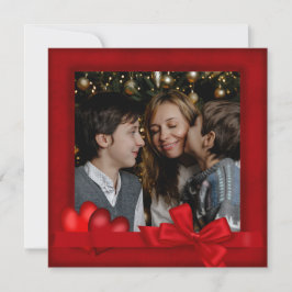 Happy Valentine's Day Card with Photo Kaart