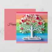 Happy valentine's day cards (Voorkant / Achterkant)