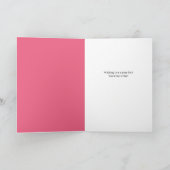 Happy Valentines Day Cat in Heart Glasses Feestdagen Kaart (Binnen)