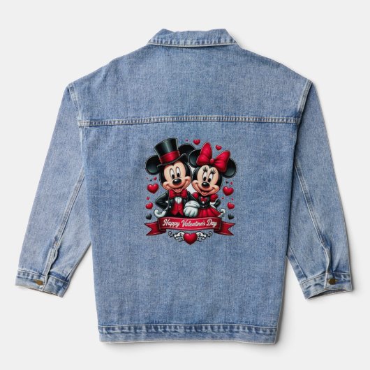Happy Valentine's Day - Celebrate Love, Joy, 2025 Denim Jacket (Achterkant)