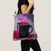 Happy Valentines Day Coffee and Confetti Tote Bag (Dichtbij)