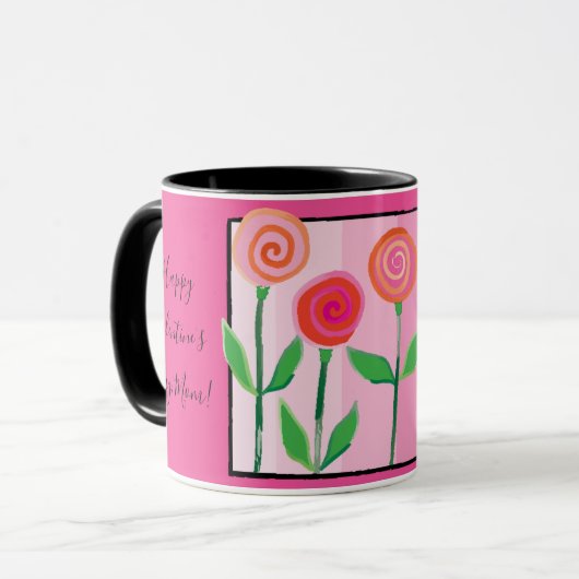 Happy Valentine's Day Combo White Mok (Voorkant links)