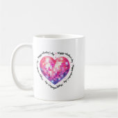 Happy Valentine's Day Coquette Nk Disco Ball Heart Koffiemok (Links)