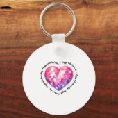 Happy Valentine's Day Coquette Nk Disco Ball Heart Sleutelhanger (Voorkant)
