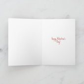 Happy Valentines Day Corgi Dog Feestdagen Kaart (Binnen)