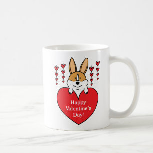 Happy Valentine's Day Corgi-Mok Koffiemok