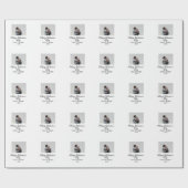 Happy Valentine's day couple photo modern simple t Cadeaupapier (Vlak)