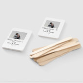 Happy Valentine's day couple photo modern simple t Handwaaier (Niet-gemonteerd)