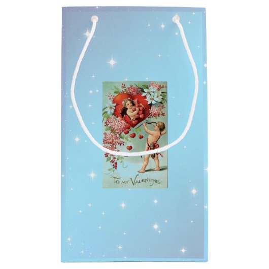 HAPPY VALENTINE'S DAY CUPID Cadeautas (Achterkant)