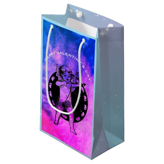 HAPPY VALENTINE'S DAY CUPID Cadeautas (Voorkant Gekanteld)