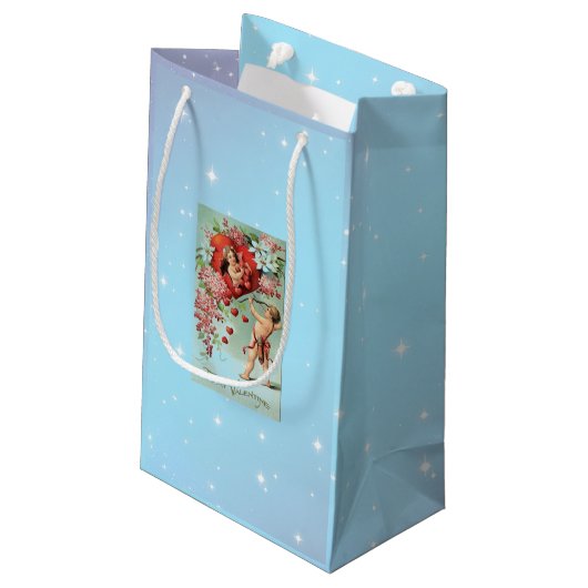 HAPPY VALENTINE'S DAY CUPID Cadeautas (Achterkant Gekanteld)