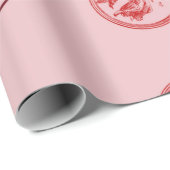 Happy Valentines Day Cupid Wrapping Paper Cadeaupapier (Rol Hoek)