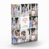 Happy Valentine's Day Custom 8 Photo Collage Fotoblokken (Links)