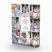 Happy Valentine's Day Custom 8 Photo Collage Fotoblokken (Rechts)