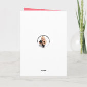 Happy Valentines Day Custom Naam Schattige Sinaasa Feestdagen Kaart (Achterkant)