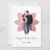 Happy Valentines Day Custom Photo Collage love Feestdagenkaart (Voorkant)