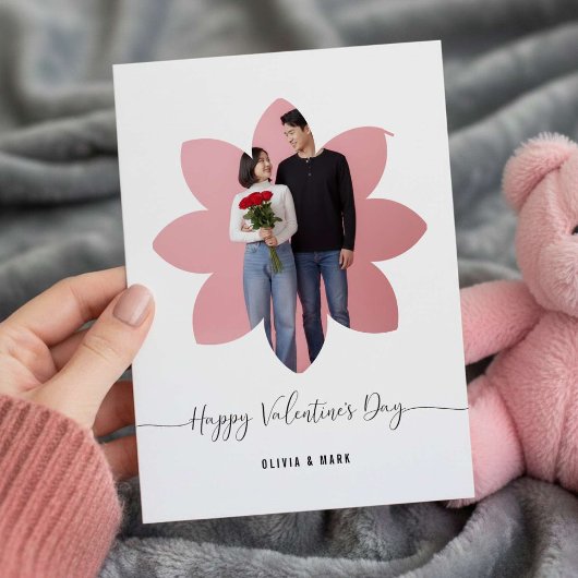 Happy Valentines Day Custom Photo Collage love Feestdagenkaart