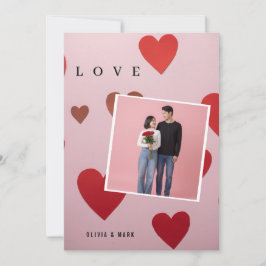 Happy Valentines Day Custom Photo Collage Love   Feestdagenkaart