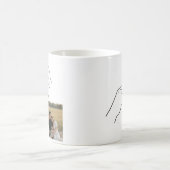 Happy Valentines Day Custom Photo Collage Romantic Koffiemok (Center)