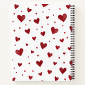 Happy Valentine's Day Custom Photo Notebook Notitieboek (Achterkant)