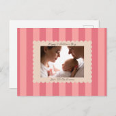 Happy Valentine's Day Custom Photograph Modern Feestdagenkaart (Voorkant / Achterkant)