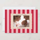 Happy Valentine's Day Custom Photograph Modern Feestdagenkaart (Voorkant)