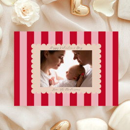 Happy Valentine's Day Custom Photograph Modern Feestdagenkaart