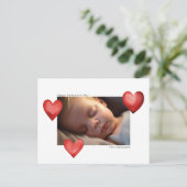 Happy Valentine's Day Custom Photograph Modern Feestdagenkaart (Staand voorkant)