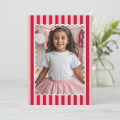 Happy Valentine's Day Custom Photograph Modern Feestdagenkaart (Staand voorkant)