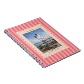 Happy Valentine's Day Custom Photograph Modern Notitieboek (Rechterzijde)