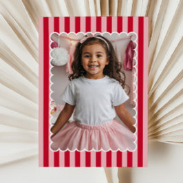 Happy Valentine's Day Custom Photograph Modern Notitiekaartje