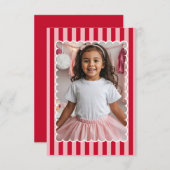 Happy Valentine's Day Custom Photograph Modern Notitiekaartje (Voorkant / Achterkant)