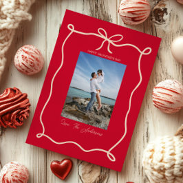 Happy Valentine's Day Custom Photograph Whimsical Feestdagenkaart