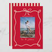 Happy Valentine's Day Custom Photograph Whimsical Feestdagenkaart (Voorkant / Achterkant)