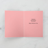 Happy Valentines Day Cute Cat in Sweater Feestdagen Kaart (Binnen)