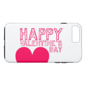Happy Valentine's day Cute Iphone case (Achterkant (Horizontaal))
