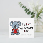 HAPPY VALENTINE'S DAY Cute Koala Beer (Staand voorkant)