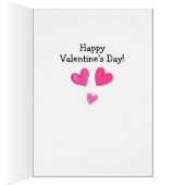 Happy Valentine's Day Dachshund Doggie Card (Binnen (Rechts))