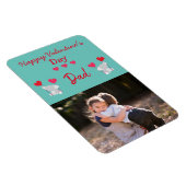Happy Valentine's Day Dad Photo Magneet (Rechterzijde)