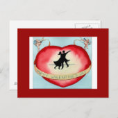 Happy Valentine's Day Dance - Briefkaart (Voorkant / Achterkant)